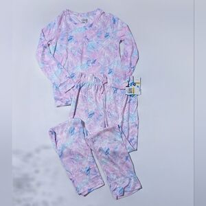 ✨ Cozy Pastel Winter PJ Set | Sleep On It | Size M (10/12) 💤❄️